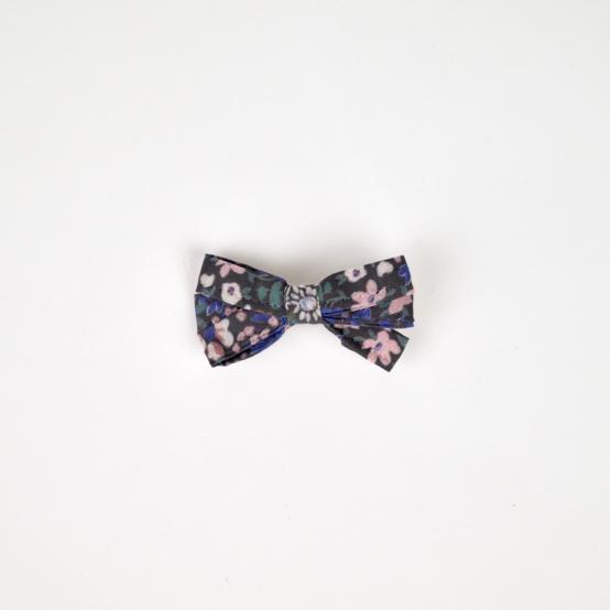 Barrette ruban petit  monet lilas