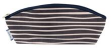 Trousse scolaire rayé ivoire marine