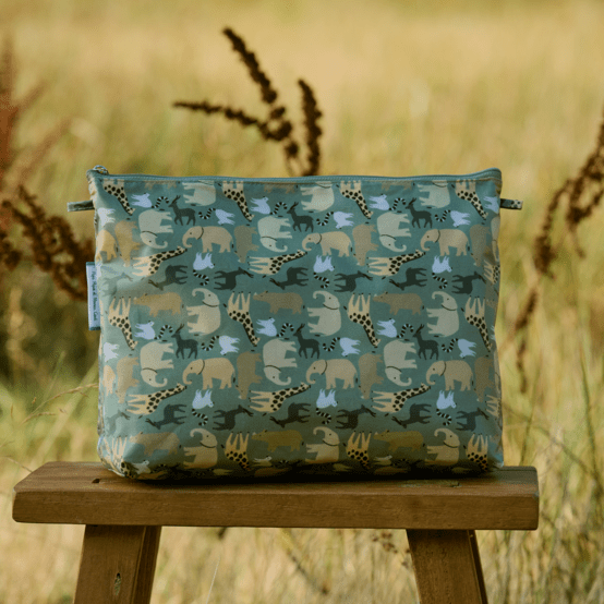 Trousse de toilette safari kaki