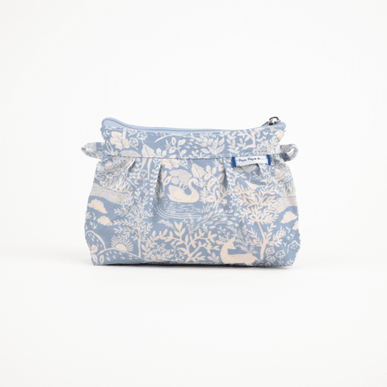Mini pochette plissée toile de biche