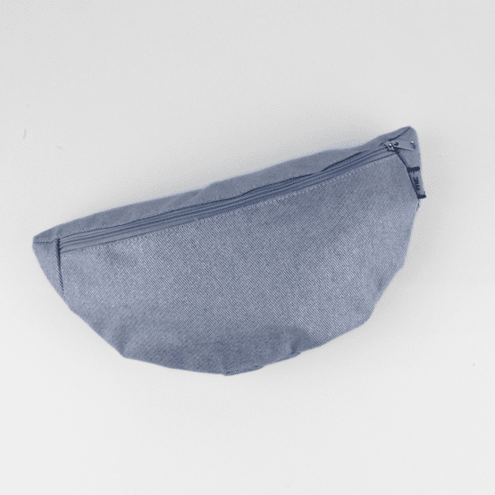 Petit sac banane jean irisé