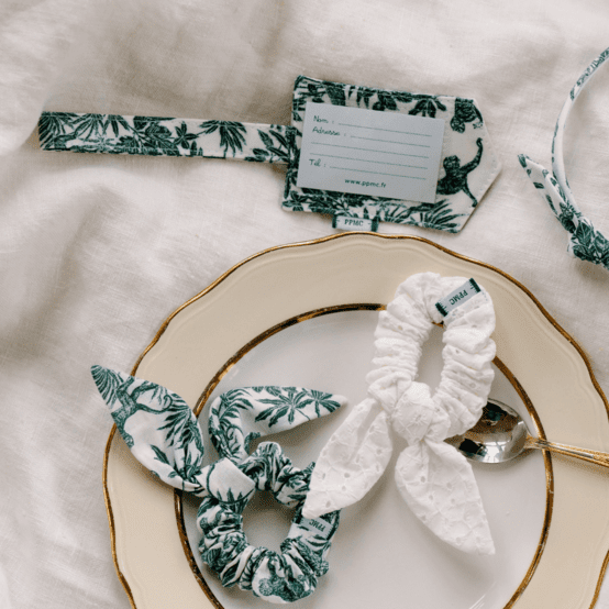 Etiquette bagage jungle vintage