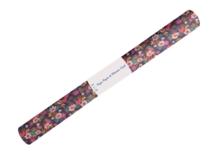 Coupon tissu enduit de 35cm  hippie fleurie