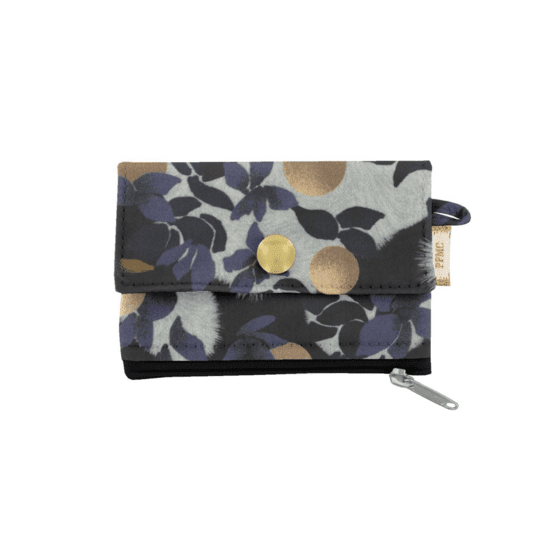 Mini pochette porte-monnaie flocon doré