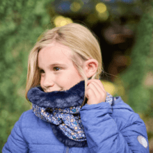Echarpe tube enfant seventies