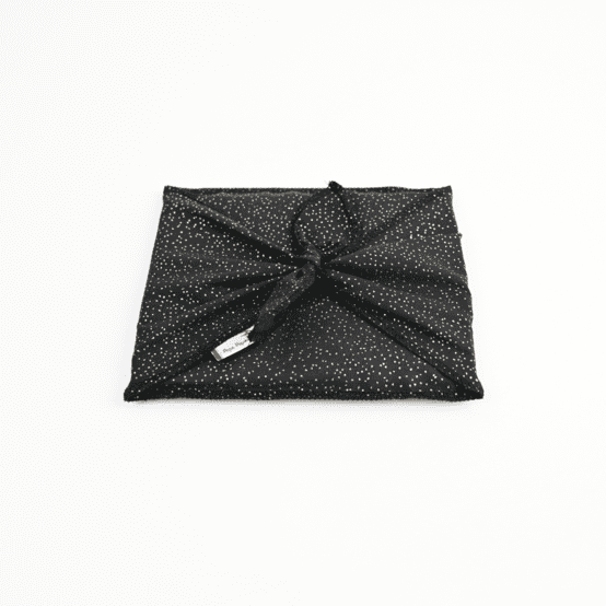 Fupochiki S (14 x 17 cm) noir pailleté