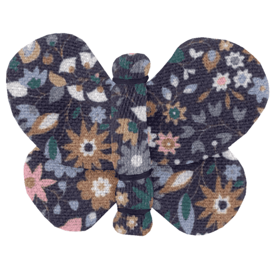 Barrette petit papillon seventies