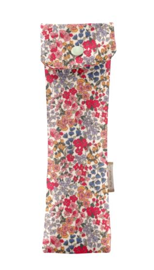 Pochette brosse à dents porcelaine rosée