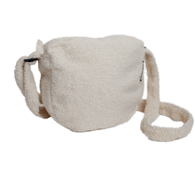 Base sac petite besace moumoute ivoire