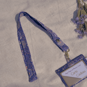 Porte-clés collier lavandula