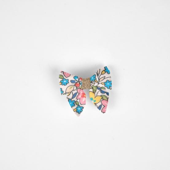 Barrette Mini Noeud Papillon mille et une fleurs