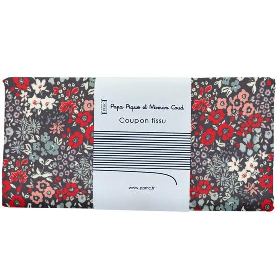 Coupon tissu 50 cm jardin d'aurore