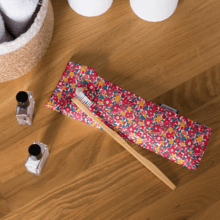 Pochette brosse à dents cocktail de fleurs