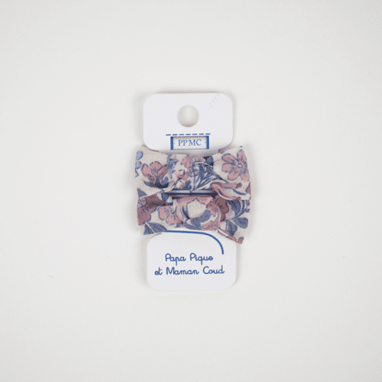 Barrettes clic-clac petits noeuds comptine enchantée rose