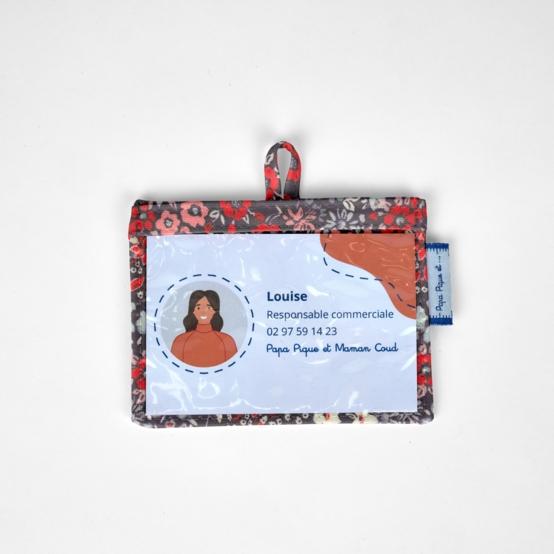 Porte badge jardin d'aurore