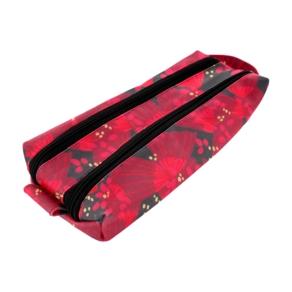 Trousse double compartiment féérie fuchsia