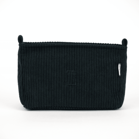 Base sac compagnon  velours côtelé large noir