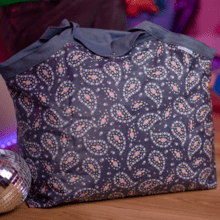 Sac cabas grand bleudana