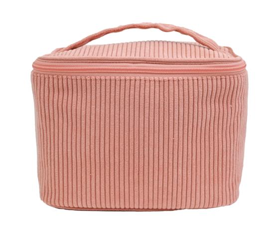 Vanity grand velours côtelé rose blush