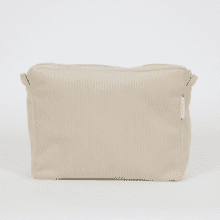 Base grande besace sans bandoulière velours côtelé beige