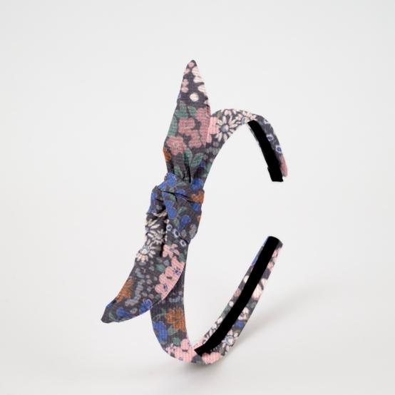 Serre-tête noeud monet lilas