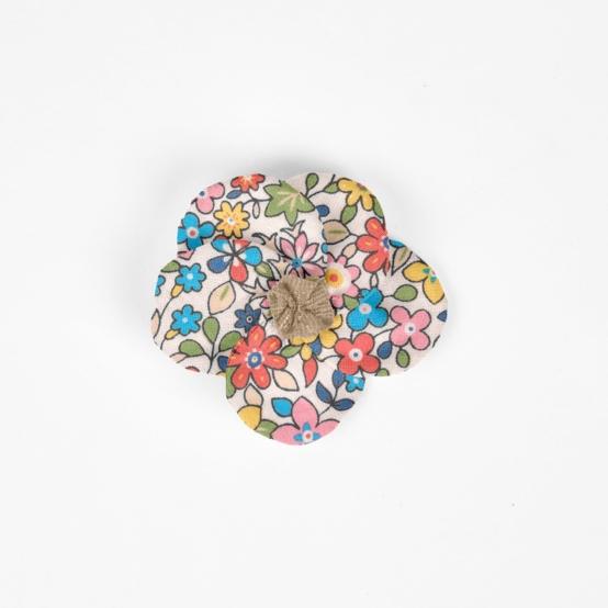 Petite Barrette Pétales de Fleur mille et une fleurs