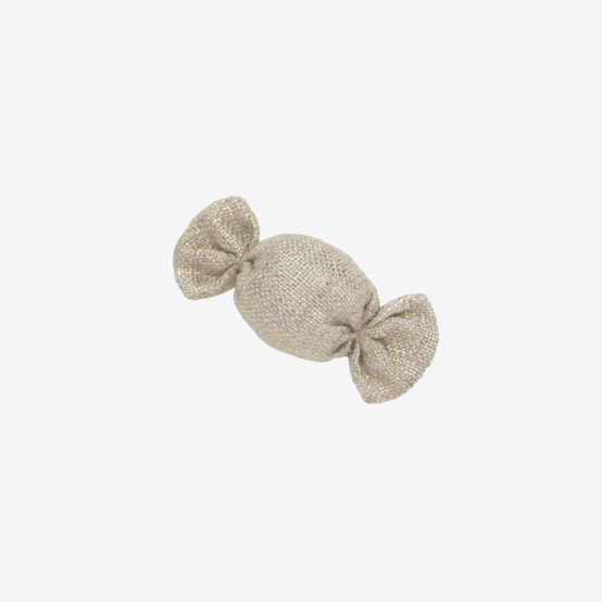 Petite barrette mini bonbon  lin pailleté