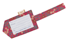 Etiquette bagage badiane framboise