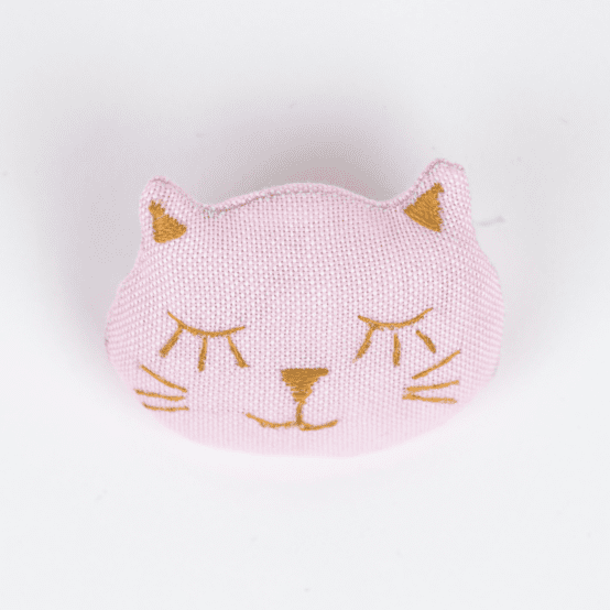 Barrette miaou oxford rose