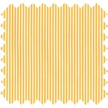 Tissu coton au mètre ex2224 mini rayures jaunes