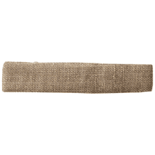 Barrette Croco Tissu lin cuivré
