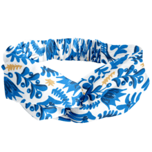 Bandeau croisé passion bleue