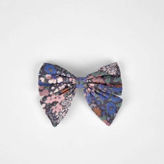 Barrette noeud papillon monet lilas
