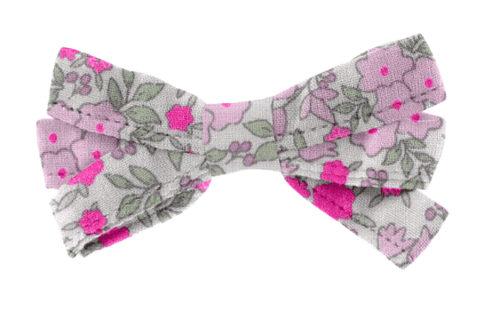 Barrette ruban serenade fluo