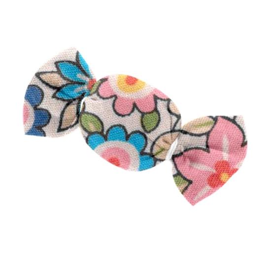 Petite barrette mini bonbon mille et une fleurs