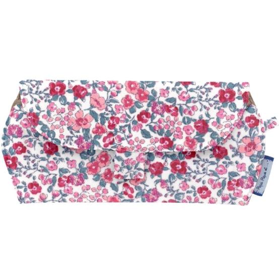 Etui à lunettes rose grenadine