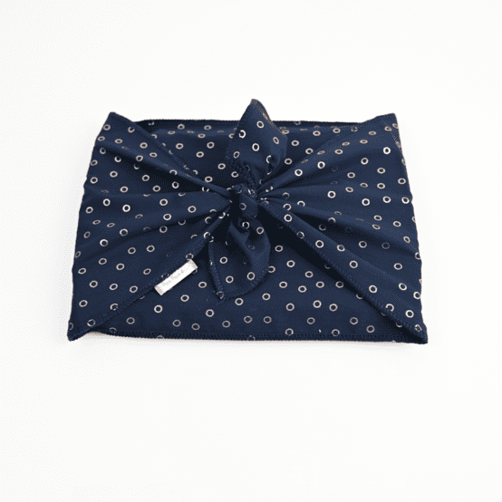 Fupochiki M (17.5 x 24 cm) bulle bronze marine