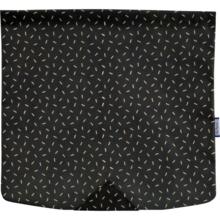 Rabat besace carré grand  paille dorée noir