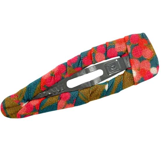 Barrette clic-clac tissu ballet merveilleux