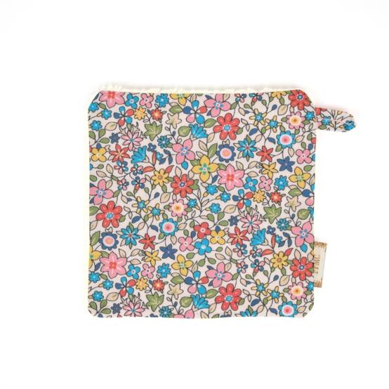 Carré Démaquillant Lavable mille et une fleurs