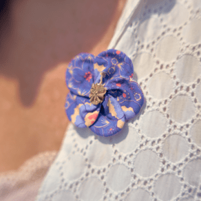 Petite Barrette Pétales de Fleur lavandula
