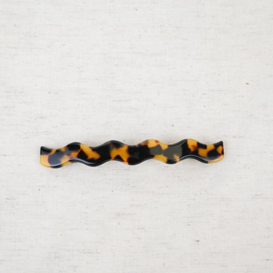 Barrette Vague Longue leopard