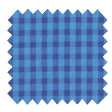 Tissu coton au mètre ex2533 vichy seersucker bleu navy