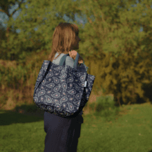 Sac cabas shopping bleudana