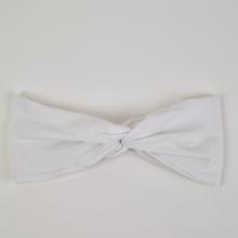 Bandeau Jersey Croisé Enfant blanc