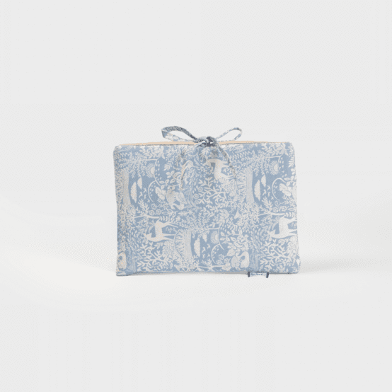 Petite pochette à livre ou liseuse toile de biche