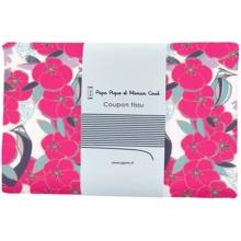 Coupon tissu 1 m ex2440 coton d'or fuchsia