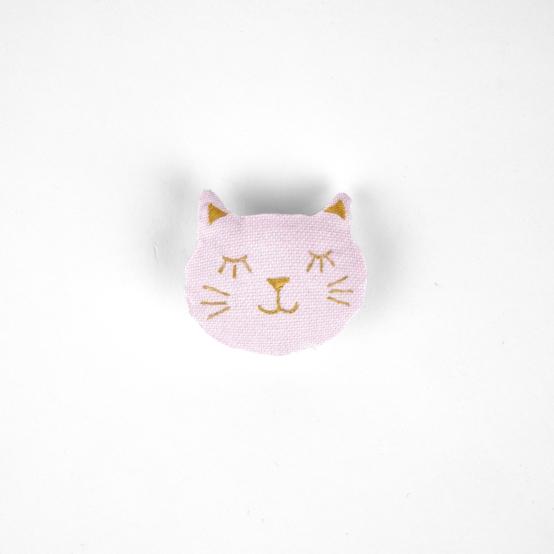 Barrette miaou oxford rose