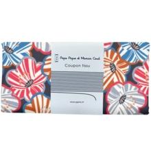 Coupon tissu 50 cm anémones rayées