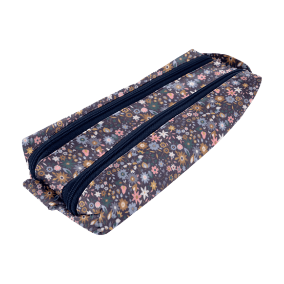 Trousse double compartiment seventies